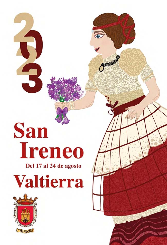 Cartel Fiestas de San Ireneo en Valtierra 2023