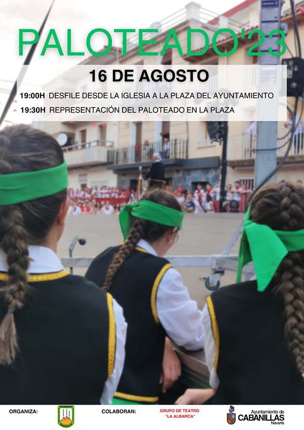 Cartel Paloteado de Cabanillas 2023