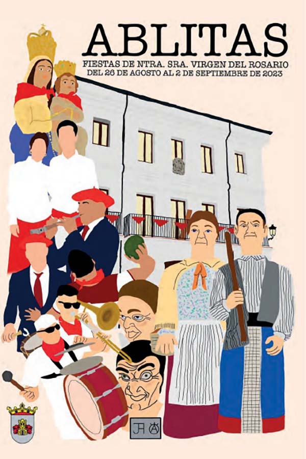 Cartel Fiestas de ablitas 2023