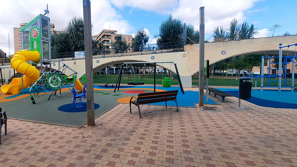 parque biosaludable paseo otoño