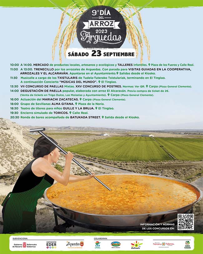 Día del arroz de arguedas 2023