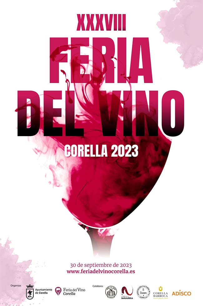Cartel Feria del vino de corella 2023