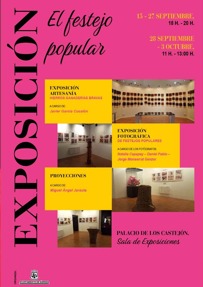 Cartel Exposición el festejo popular en ágreda
