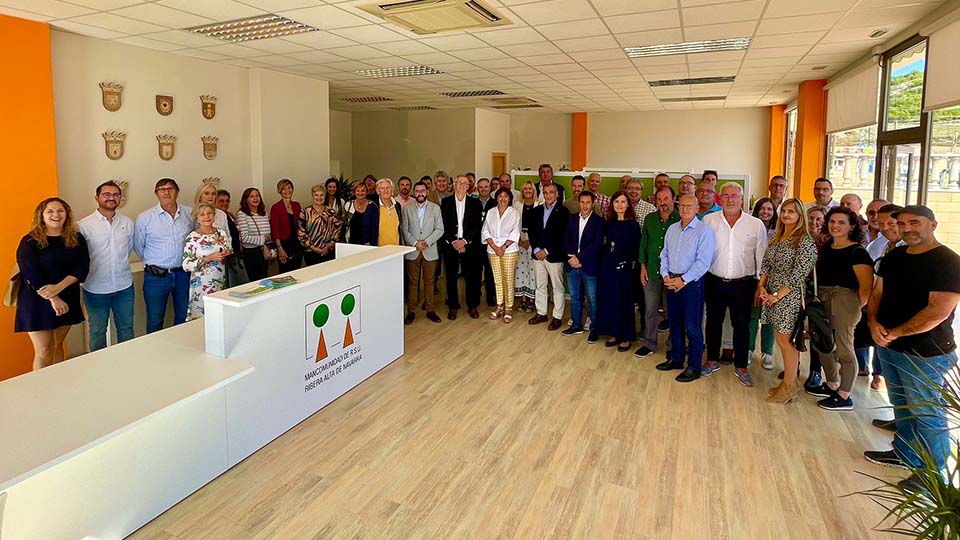 Inauguración de la nueve sede en Peralta de la Mancomunidad de Residuos de la Ribera Alta