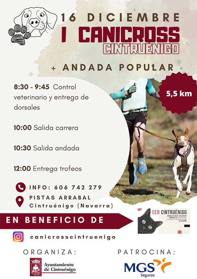 Cartel I Canicross Cintruuénigo 2023