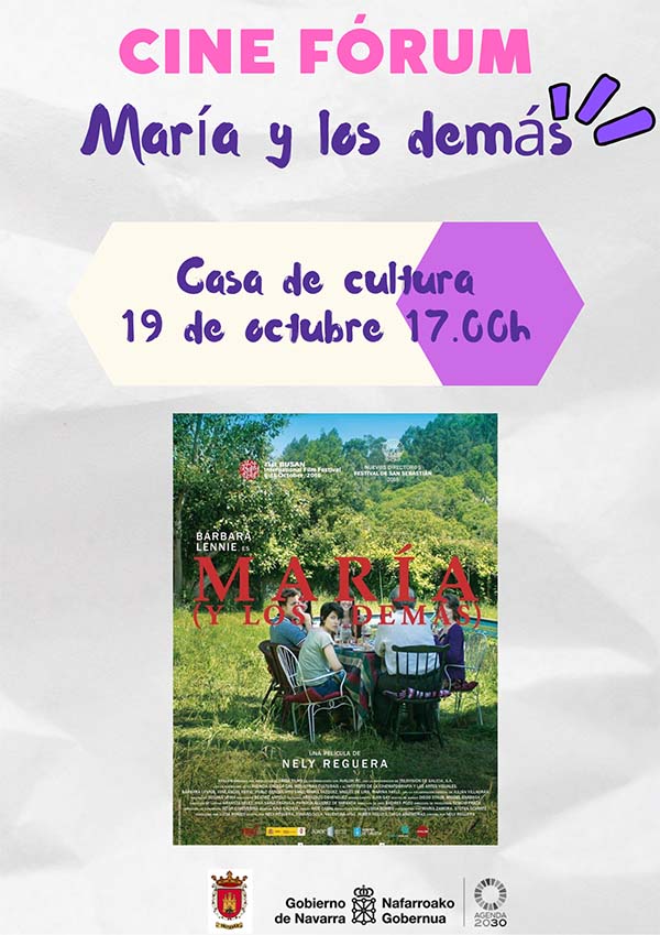 Cartel Cine Forum en Valtierra