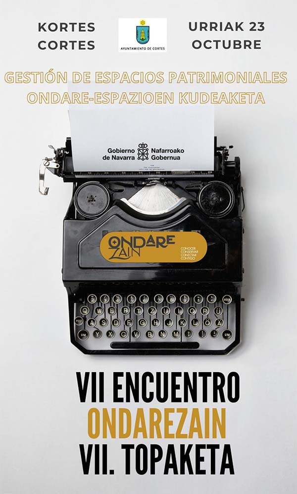 Cartel VII Encuentro Ondarezain en Cortes 2023