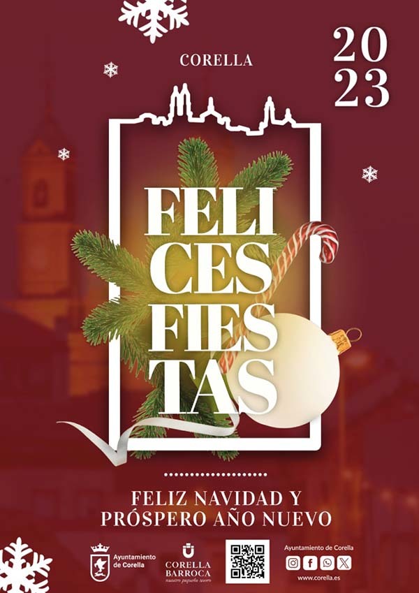 Cartel navidad 2023 en Corella