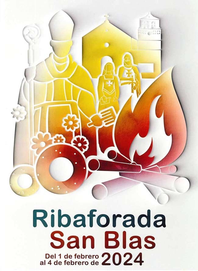 Cartel San Blas de Ribaforada 2024