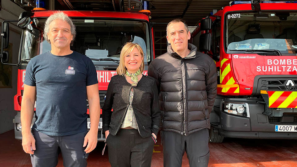 bomberos visita amparo lopez