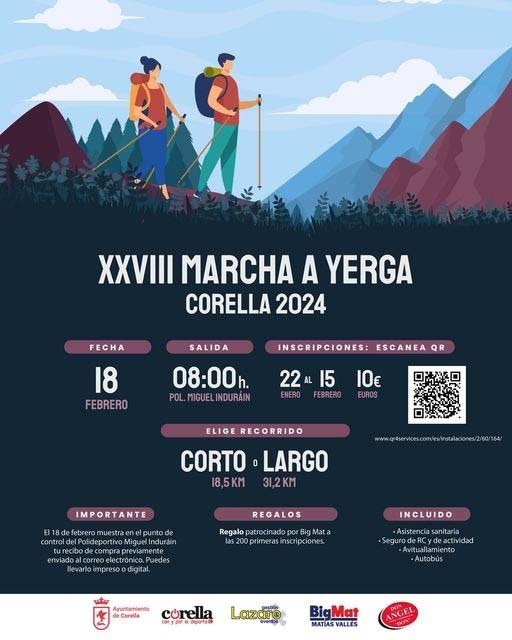 Cartel Marcha Yerga Corella 2024
