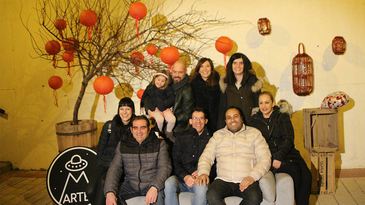 murchante suelta de farolillos por san valentin asociacion somos marte