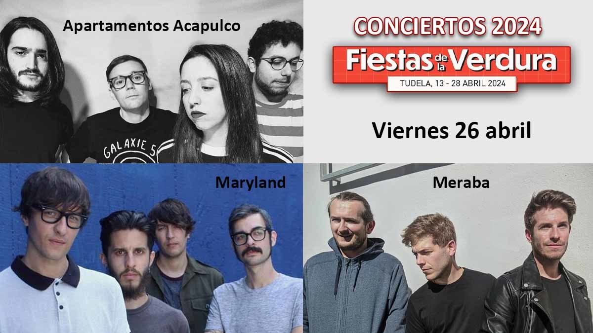 Conciertos de las verduras de Tudela 26 de abril 2024