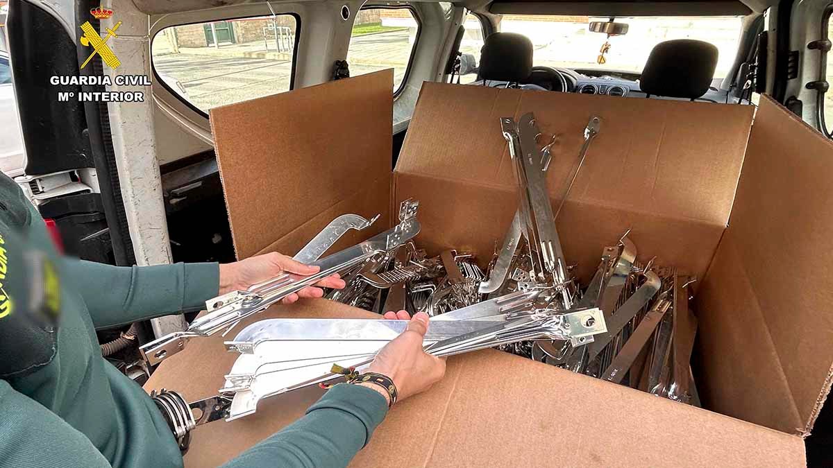 guardia civil robo piezas de cobre empresa haro
