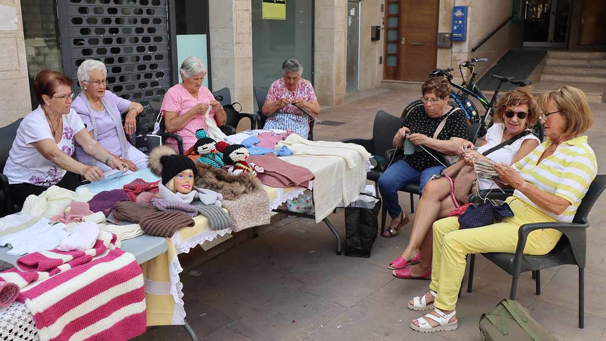 Grupo de labores del Club de Jubilados de Murchante