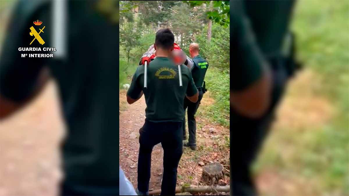 Auxilian a una senderista tras sufrir una caída en el Moncayo2