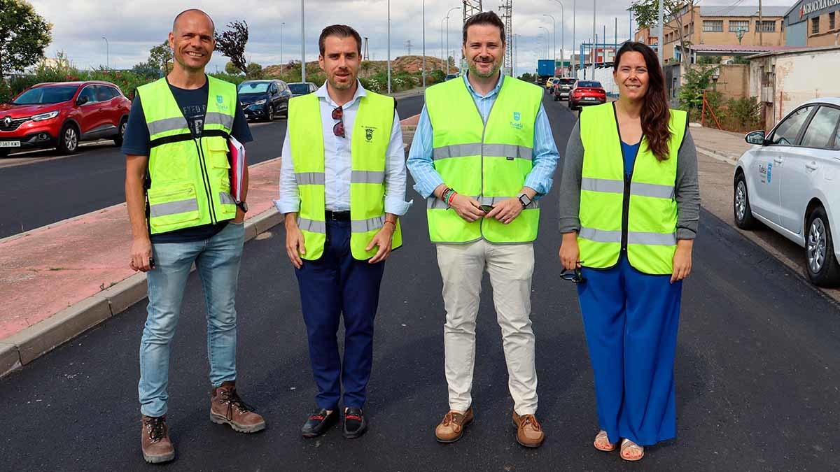 Concluyen las obras de asfaltado de los polígonos industriales de Tudela