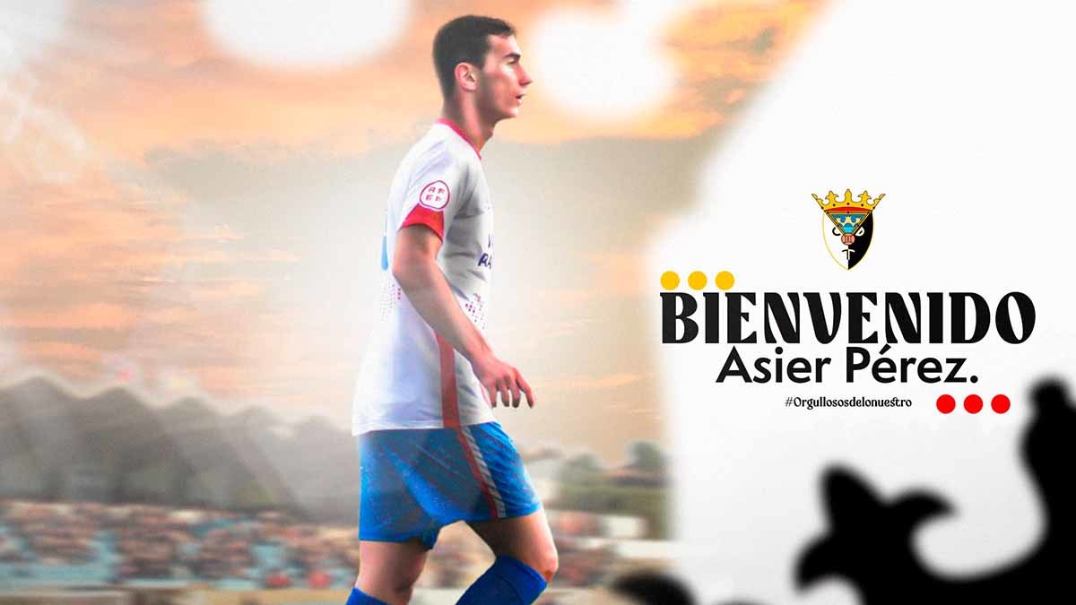 Asier Pérez, nuevo jugador del Tudelano