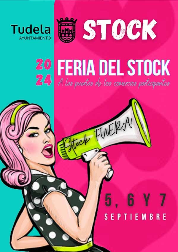 Cartel segunda Feria del Stock de Tudela 2024