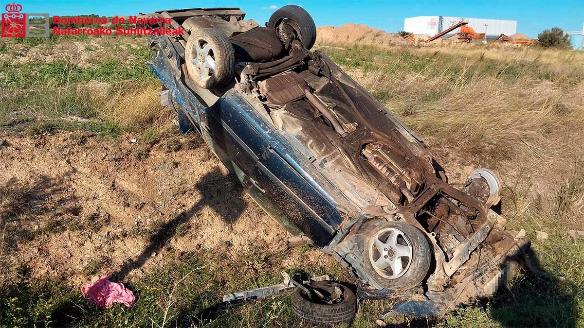 colisión entre dos vehículos en Cabanillas