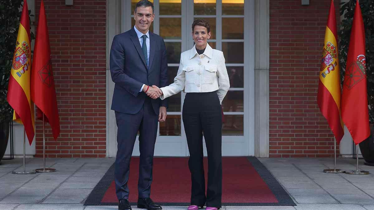 reunión maría chivite pedro sánchez