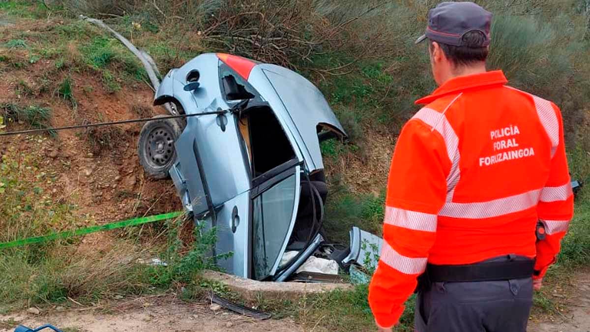 accidente mortal carretera NA-134 Azagra2