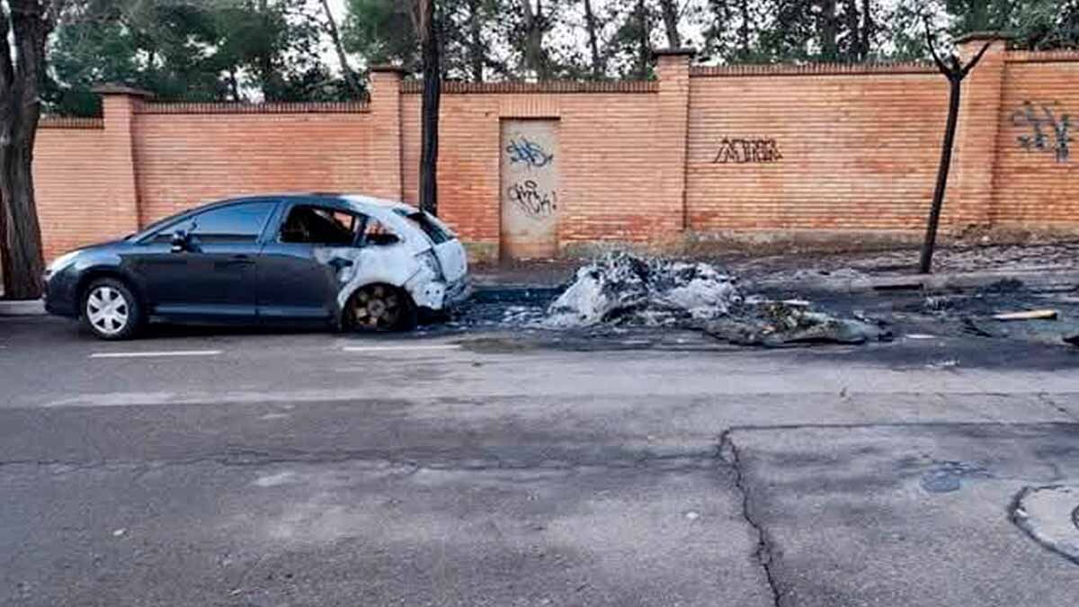 incendio vehículos tudela