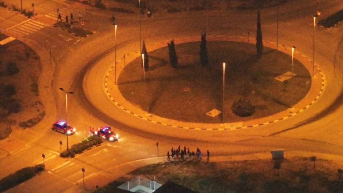 concentración ilegal vehículos polígono industrial de la serna tudela2