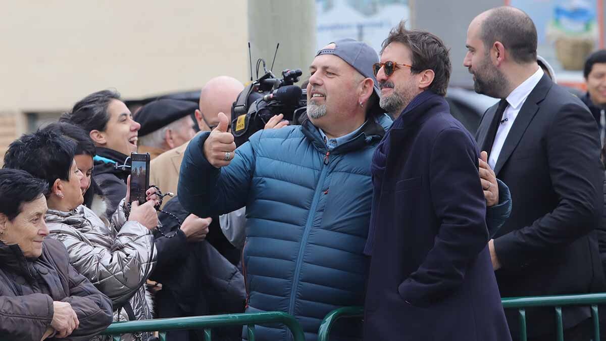 Visita de la Reina a la 31ª Muestra de Cine Español de Tudela