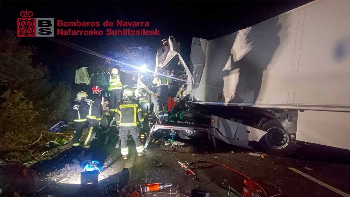 colisión frontal camiones fitero2