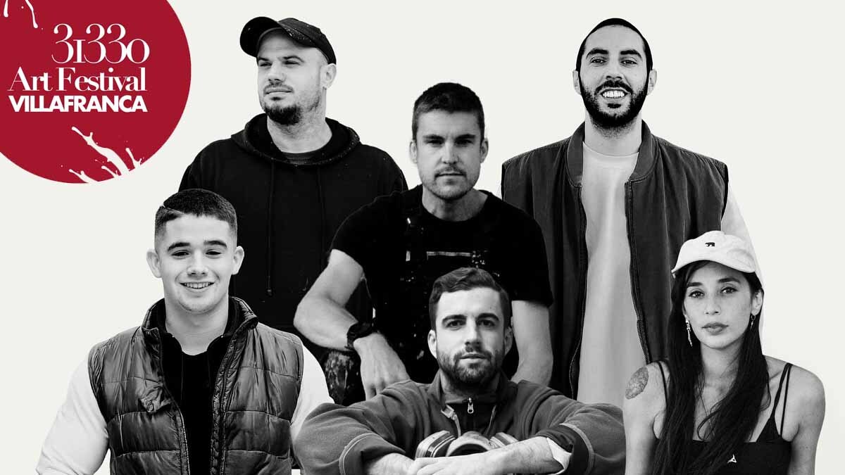 Artistas participantes en el Art Festival de Villfranca 2025