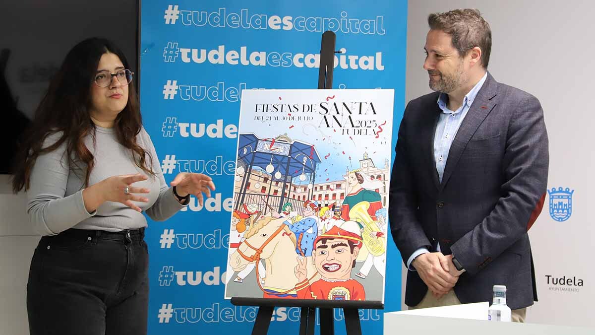 cartel fiestas santa ana 2025 beatriz lostado