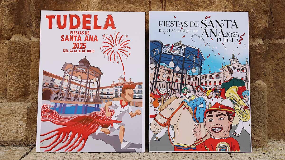 cartel fiestas santa ana 2025 adrián pérez beatriz lostado2