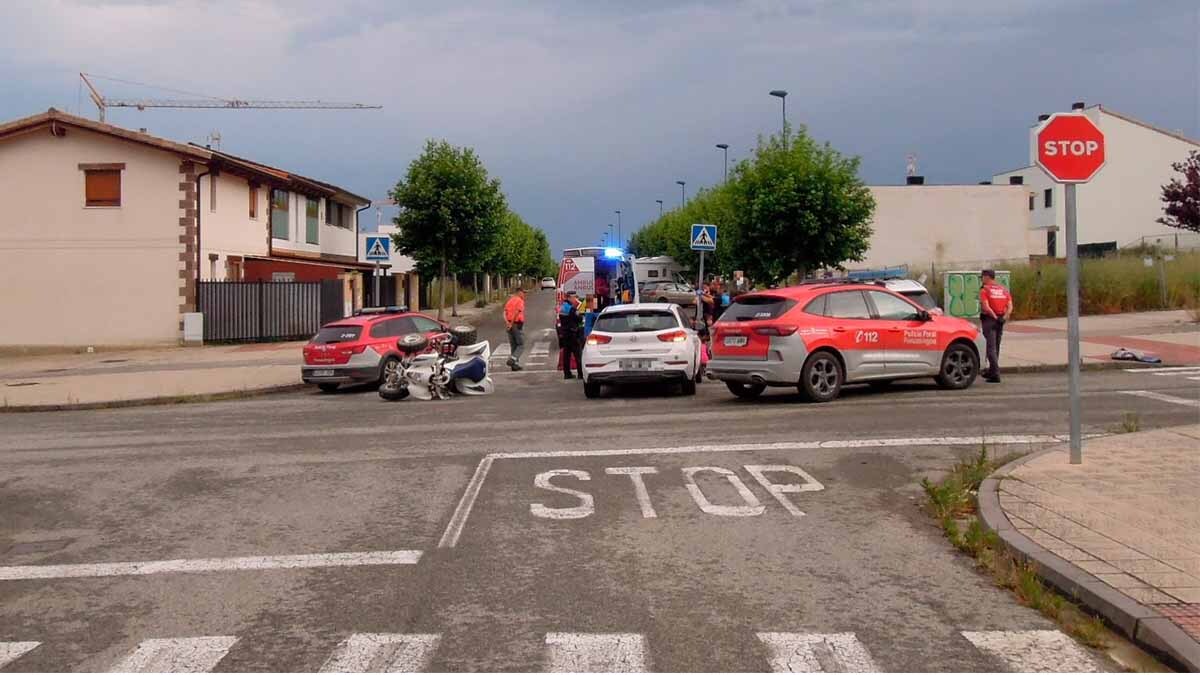 accidente mortal tafalla