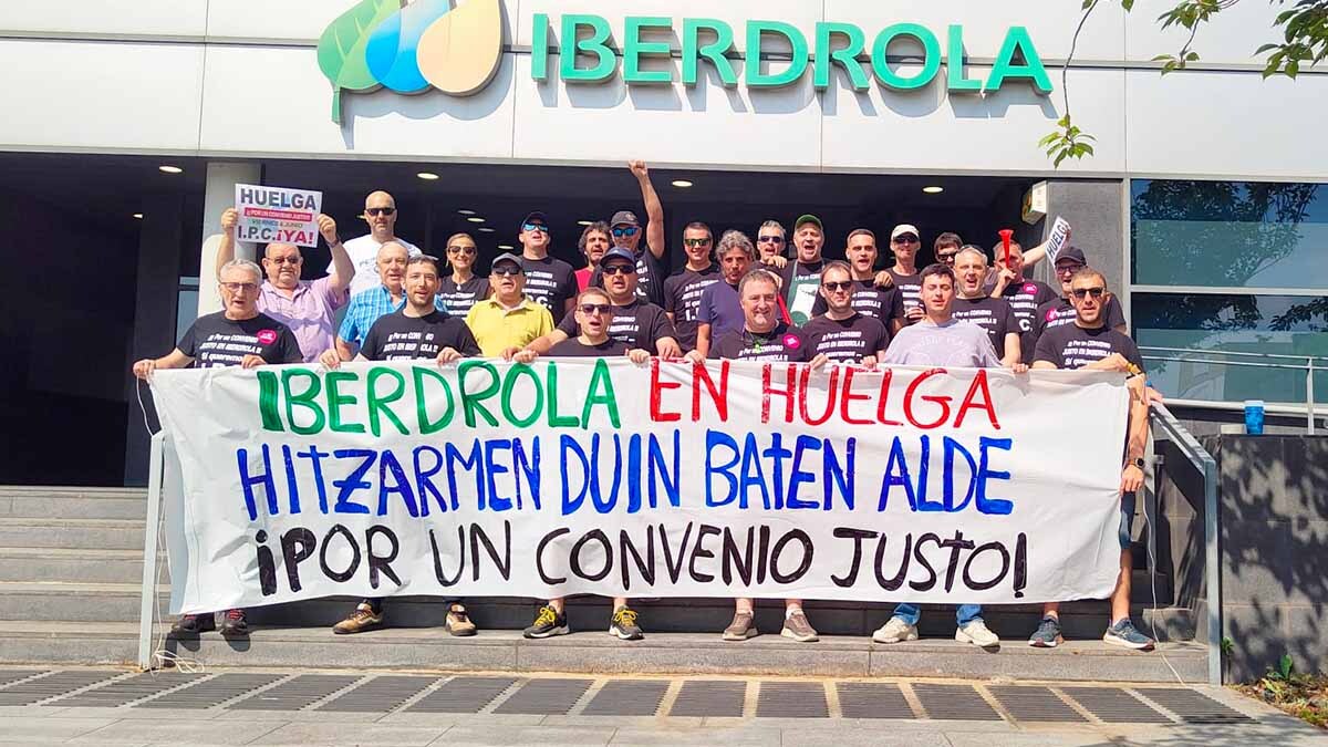 Huelga de los trabajadores de Iberdrola en Navarra (1)