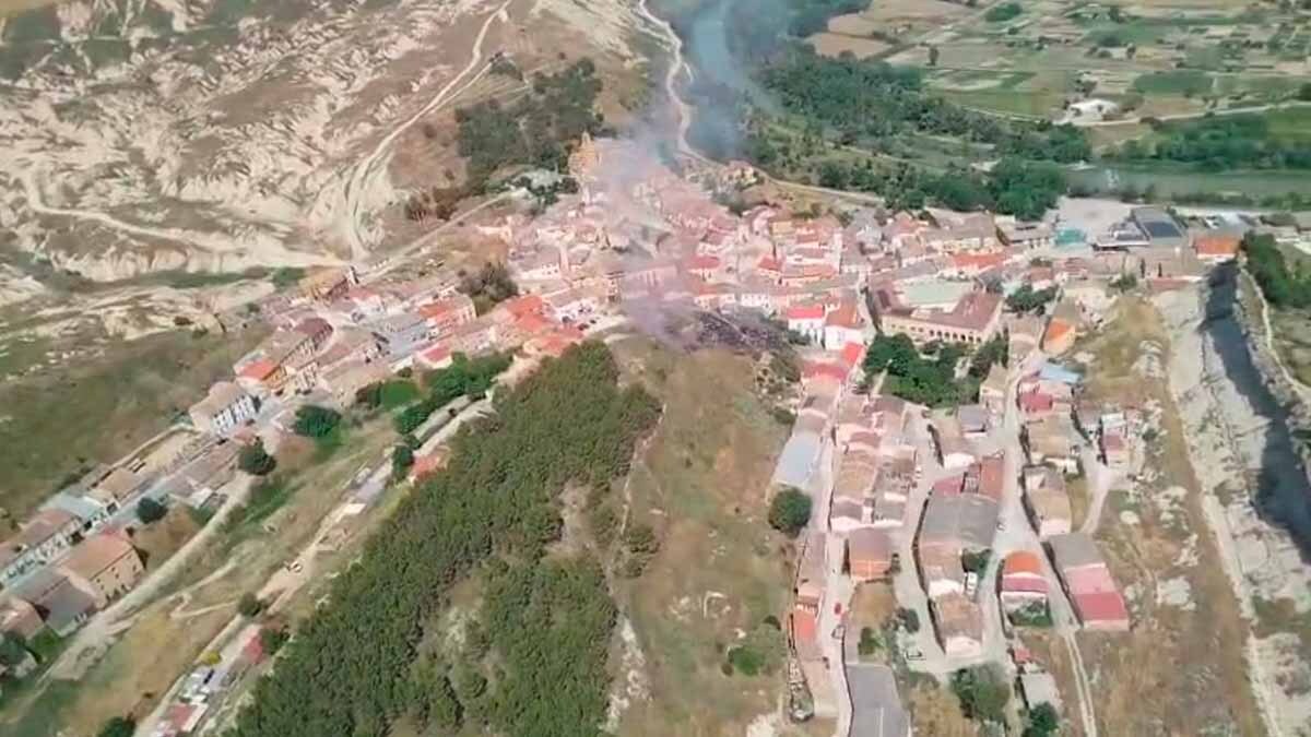 incendio en caparroso