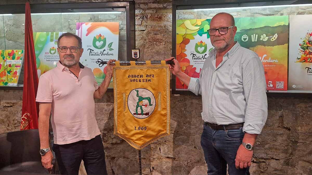 emilio garrido y celes sebastián expresidente y presidente de la orden del volatín