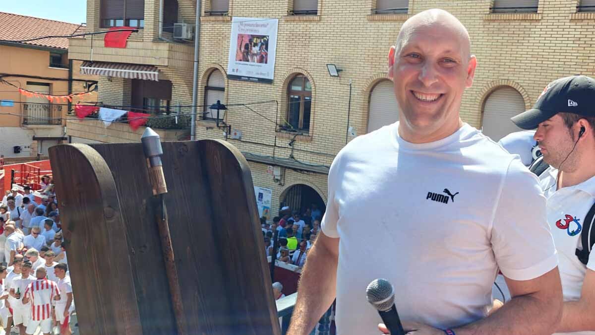 Elías Rubio, integrante del Grupo de Teatro 'Cuarto Chico' de Cadrieta