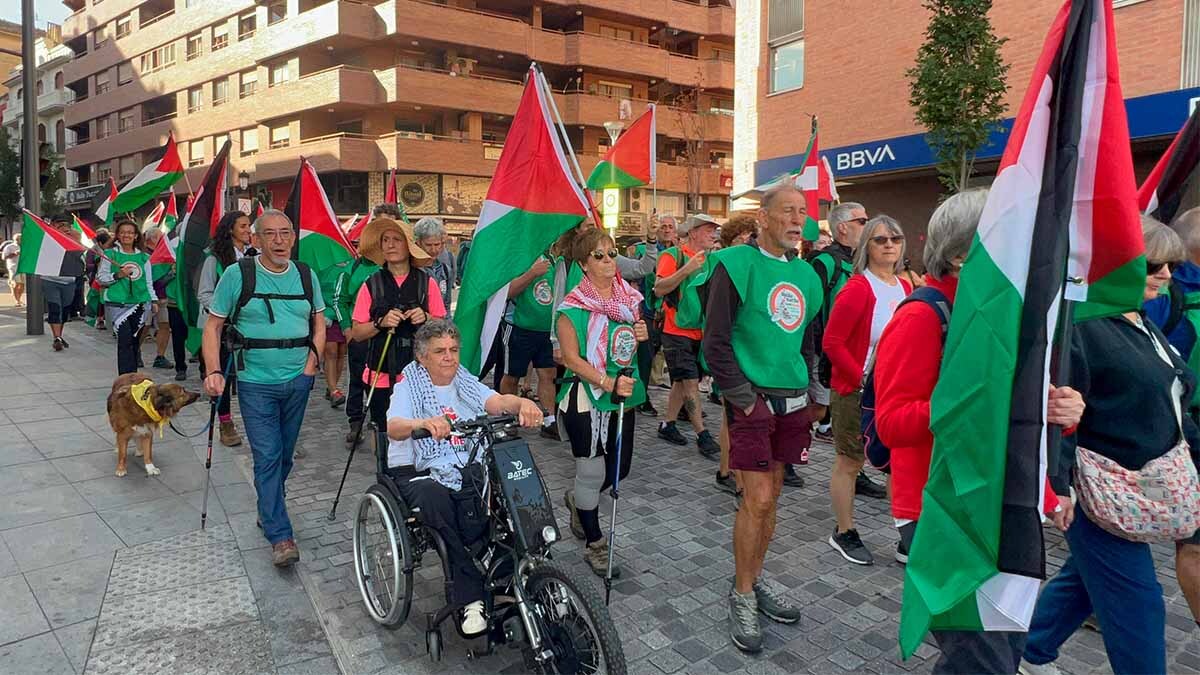 marcha por Palestina Ibaitik Itsasora parte de tudela (3)