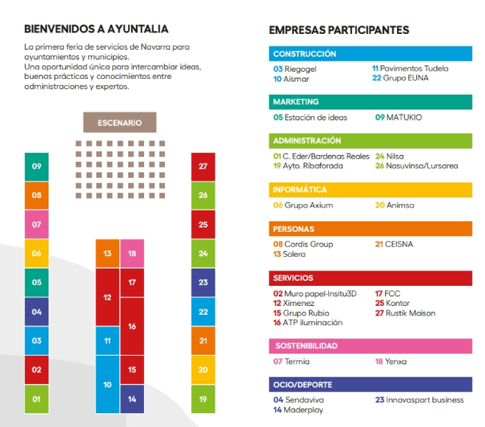 Empresas participantes en Ayuntalia 2025