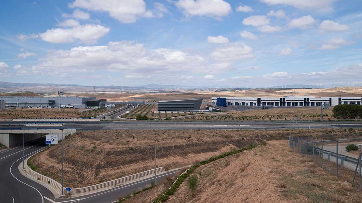 Vista general de la CAT desde la autovía