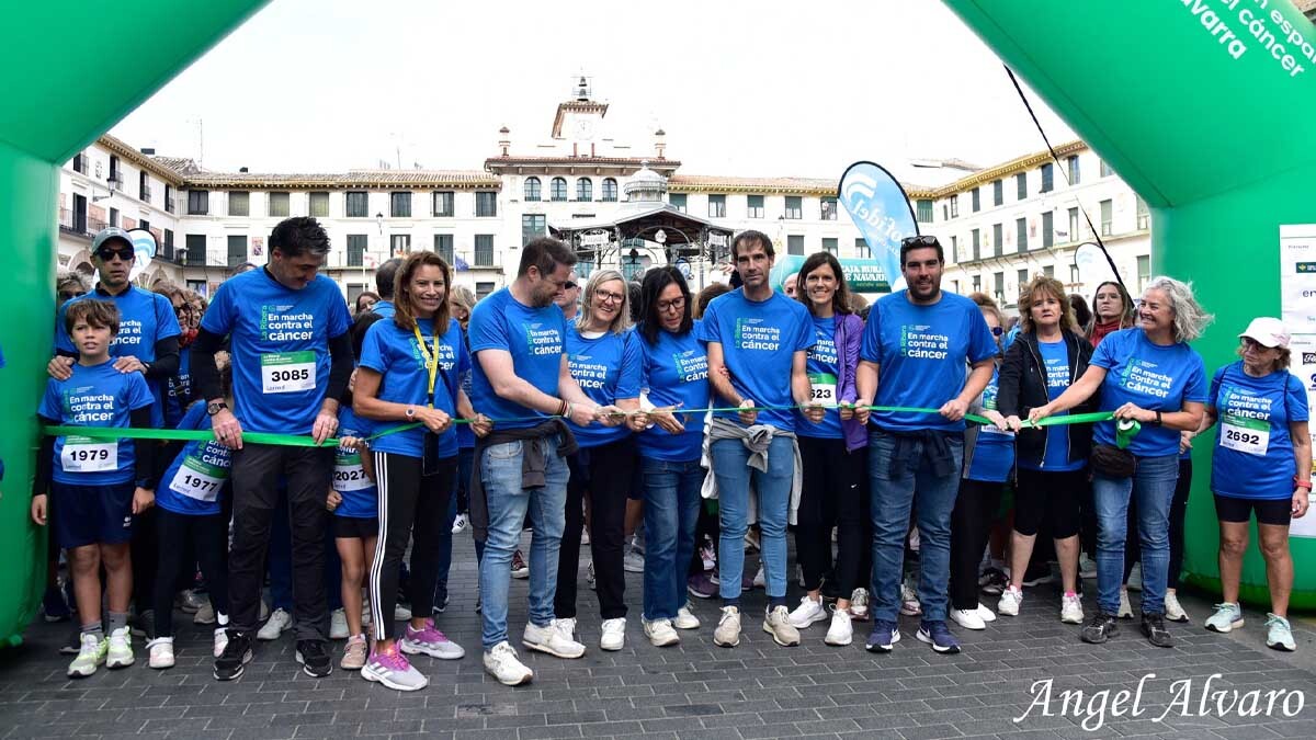 Inicio de la VIII Marcha Contra el Cáncer de Tudela y la Ribera 2025