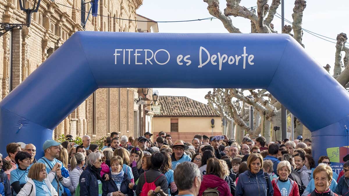Paseo San Reimundo surante la Marcha contra el Cáncer de Fitero 2025