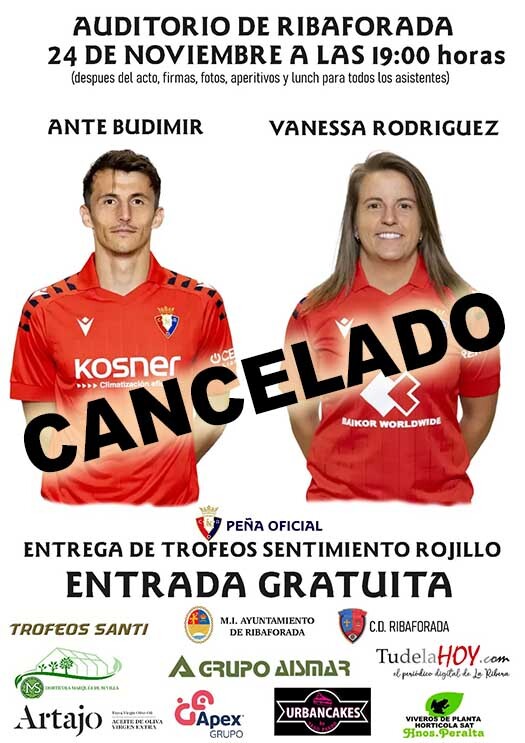 Cancelación del Premio Sentimiento Rojillo 2025