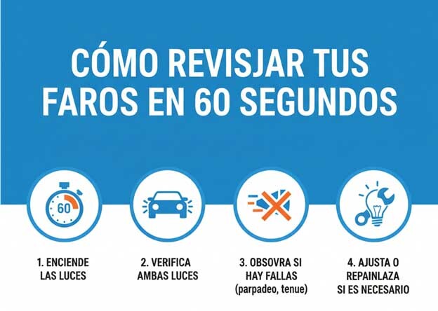 Cómo revisar tus faros