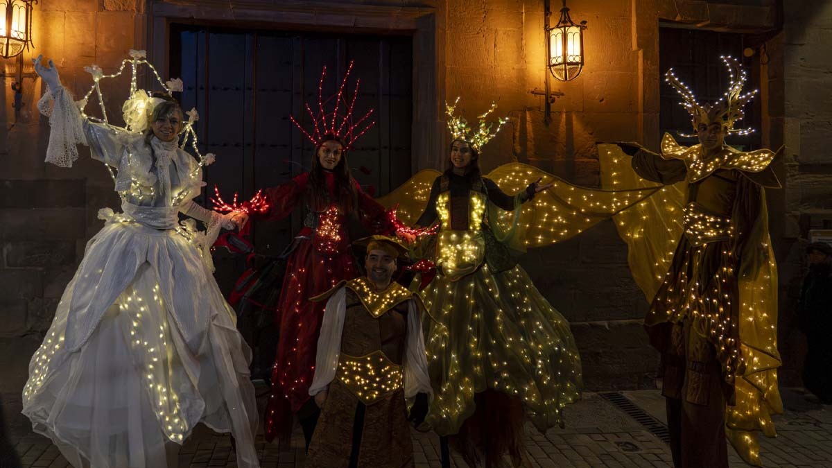 Espectáculo de luz en Corella