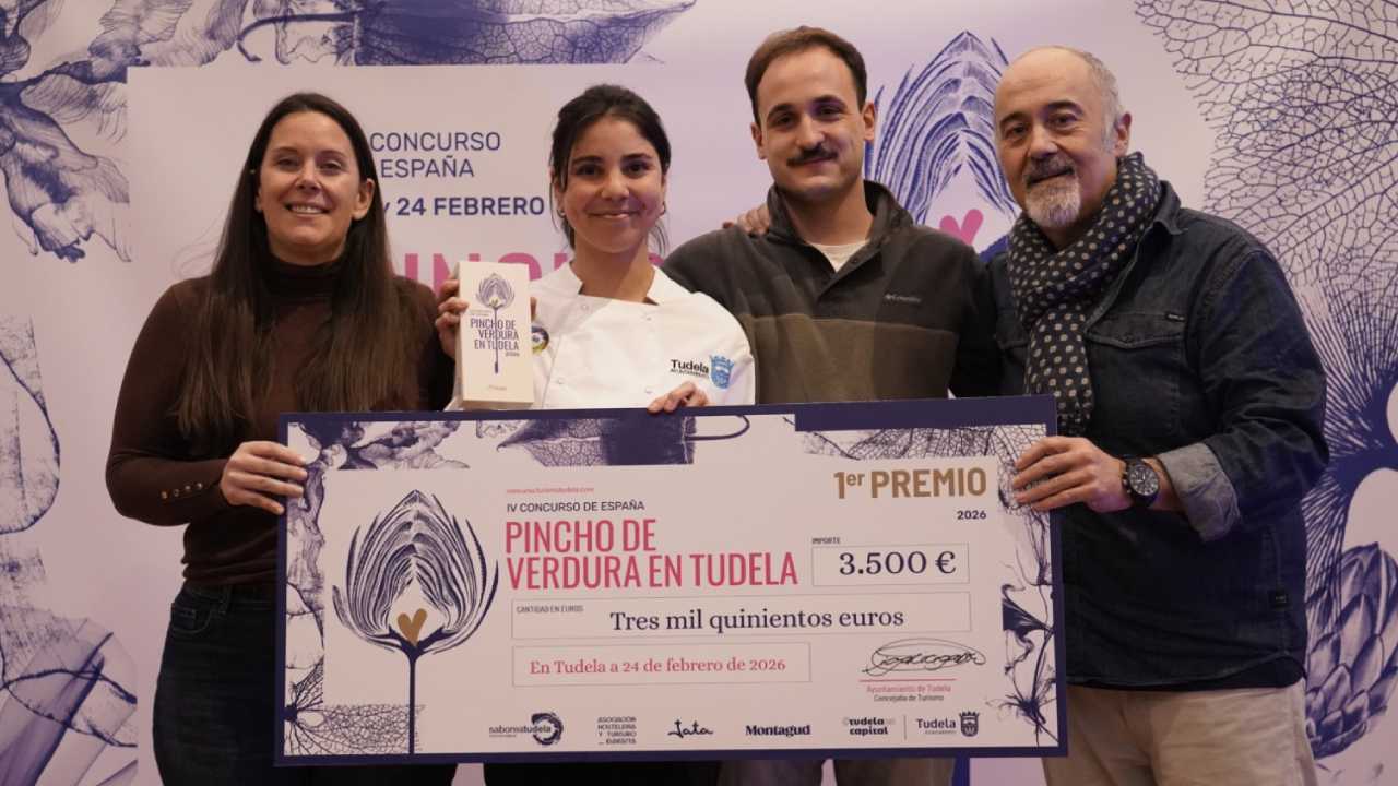 1º Clasificada del IV pincho de verduras de Tudela