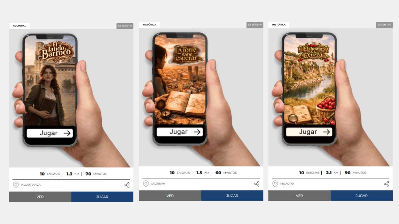 Gymkanas digitales impulsan turismo en Ribera