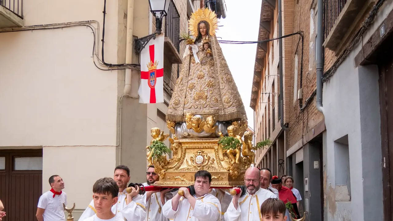 Procesión de Santa Ana en Tudela 2026. Foto. Ayto. Tudela