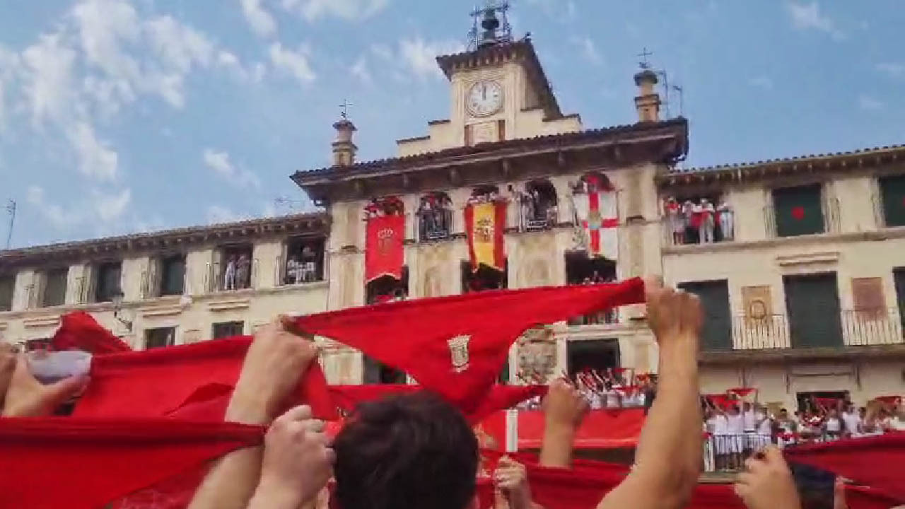 Inicio de las Fiestas de Tudela 2026. Foto Tudelahoy